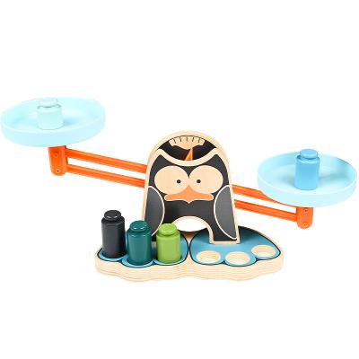 China Eco-friendly Material Cute Penguin Balance Counting Games Knowledge Toys Funny Learning Kids Children Puzzle Toys for sale