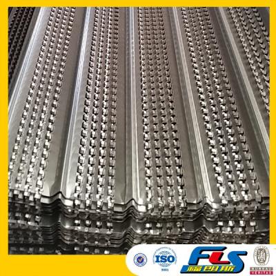 China Zinc Plate / Formwork Galvanized Steel Sheet Hy Ribbed Batten Construction Building Panel for sale