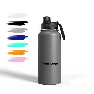 China PORTABLE Custom sport 12oz 16oz 18oz 25oz 32oz 40oz 64oz hydro bottle double wall vacuum flask insulated stainless steel water bottle for sale