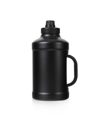 China PORTABLE Custom Logo 64oz 128oz Wide Mouth Gym Thermos Insulated Stainless Steel Vacuum Flask Water Bottle for sale