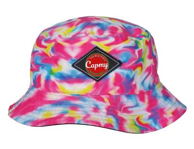 China COMMON Popular Dye Bucket Hat Embroidery Colorful Printing Logo, Dye Bucket Hat, Link Dye Bucket Hat for sale