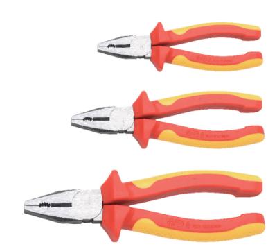 China VDE Insulated 1000v Insulated Hand Repair Tool Kit With Tip Magnetic Flat Head Insulated Screwdriver Set for sale