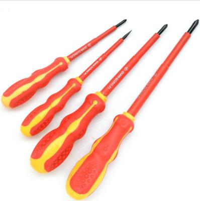 China 1000v Plastic VDE Insulated Phillips And Slotted Precision Screwdriver Set for sale