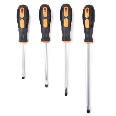 China 8 Pieces Plastic Phillips Screwdriver Set And Slotted Multifunctional Magnetic Head Screwdriver for sale