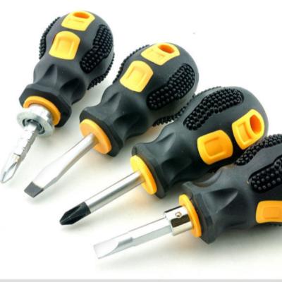 China Wholesale Hot Selling Crv Plastic Mini Plastic Handle Household Screwdriver Set Multifunctional Magnetic Head Screwdriver for sale