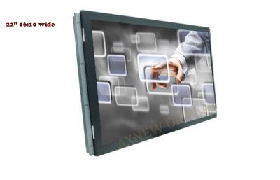 China Ultra Thin 22 inch 16:10 Format IR Touch Screen Monitor , 1680x1050 WSXGA Monitors for sale