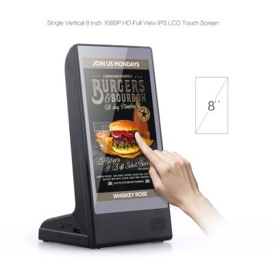 China 7 Inch 1080P HD WIFI LCD Table Menu Power Bank Restaurant Charging Station Advertising Palyer LCD Table Menu Power Bank for sale