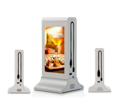 China Hot Selling High Capacity LCD Advertising Player Charging Station With WiFi Restaurant Power Bank for sale