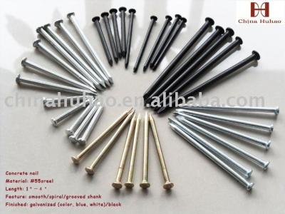 China #55 kinds steel nails steel /cement nails masonry nails for sale