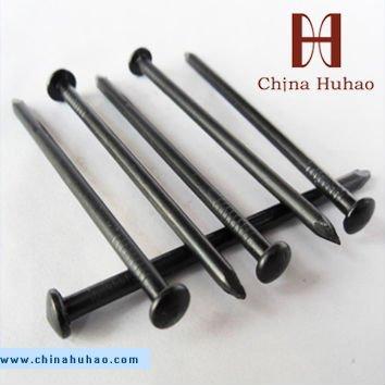 China Steel Oval Head Concrete Nail With Black Color for sale