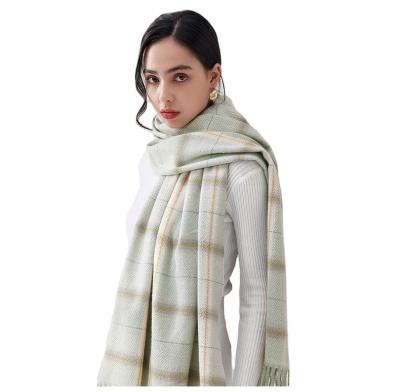 China Polyester Winter Women Thick Warm Scarf Long Shawl for sale