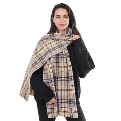 China Polyester Women Warm Scarves Winter Long Scarves Vintage Scarf for sale