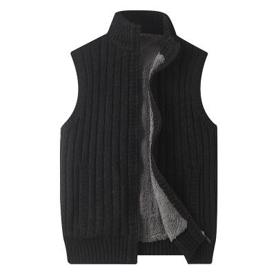 China Men Autumn Winter Slim Fit Sleeveless Casual Shirt Mens Breathable O-Neck Sweaters Knitted Pull Homme Plus Szie Sweater for sale