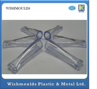 China Clear Plastic Injection Moulded Components Electronic Plastic Parts Precision Machined for sale