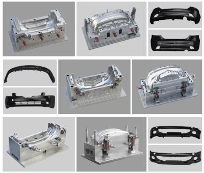 China Interior Auto Parts Mould Plastic Injection Bumper Mould Prototype Customer Design for sale