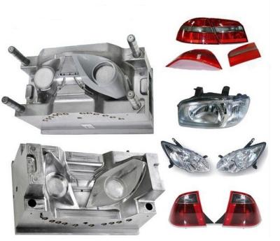 China Plastic Auto Lamp Mould / Auto Parts Mould Injection Molding For Automotive Lighting for sale