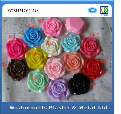 China Colorful Plastic Flower Injection Molded Plastic Products Injection Molding Service for sale