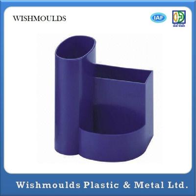 China Industrial Injection Molded Plastic Pen Holder / Plastic Container ISO 9001 for sale