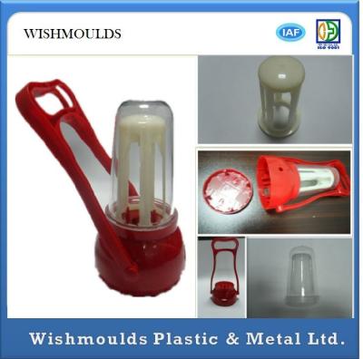 China Custom Electronic Plastic Parts Flashlight / LED Torch Light Plastic Injection Mold for sale