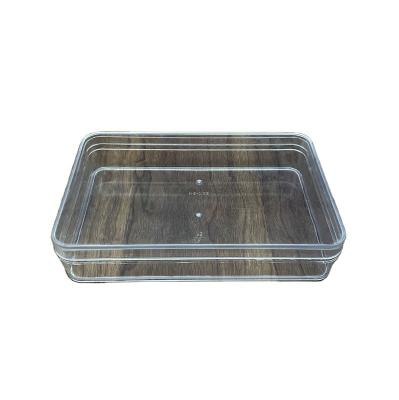 China Modern Customized 580ml Capacity 14.4x10.2x6cm Gift Box Clear Plastic Box For Game Cards for sale