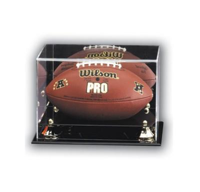 China Back Quality American Football Showcase Rugby Display Stand Design Modern Acrylic Customized Mirror for sale