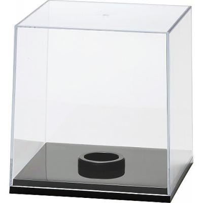 China Customized Modern Simple Clear Acrylic Baseball Display Box Single Cube for sale