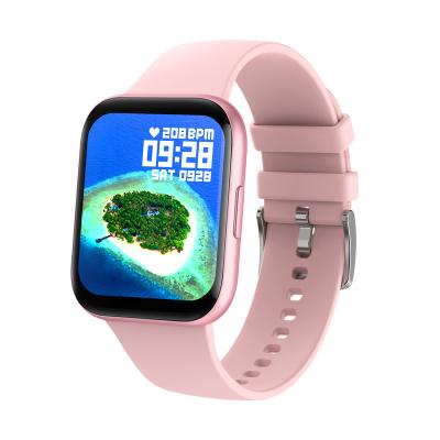 China Real-time Music Alarm Clock BT Timing Exercise Fitness Wifi P25 New Smartwatch Rectangular Watch for sale