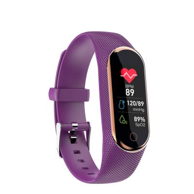 China Hot Selling Waterproof M8 Touch Screen Heart Rate Blood Pressure Monitoring M8 Wristband Fitness Smart Bracelet for sale