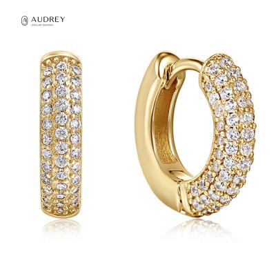 China Audrey Party Earings 925 Jewelry 925 Sterling Silver Gold Plated Jewelry 14k Environmentally Friendly Silver Gold Plated Earring For Girl for sale