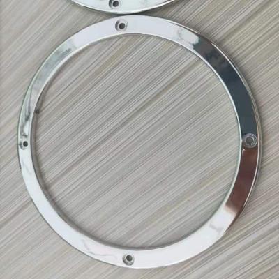 China Machinery Industry Customs Service Plastic Molding Inject ABS To Ring Custom Chromed Plastic Rings for sale