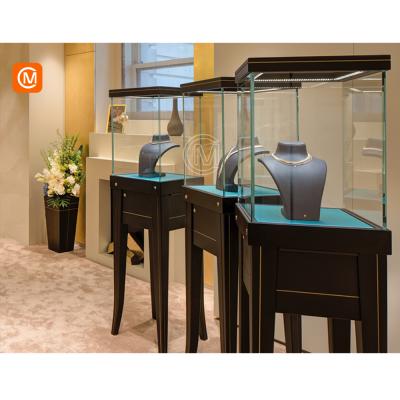 China Luxury High End Modern Free Standing Body Jewelry Shop Display Case for sale