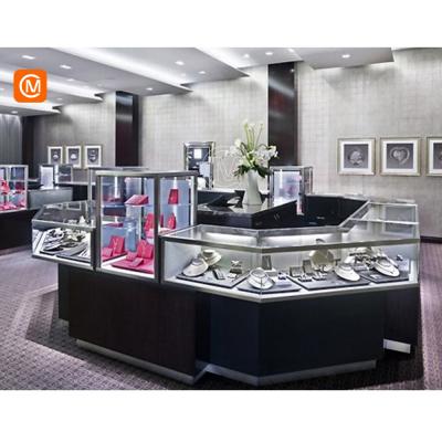 China Luxury High End Retail Store Floor Jewelry Display Stand for sale