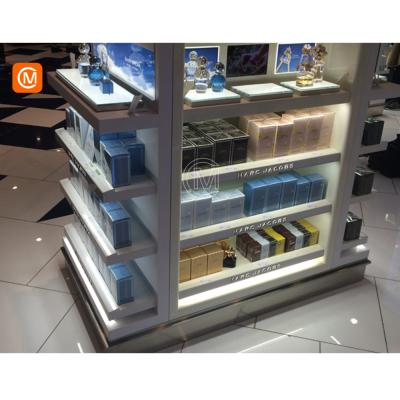 China Luxury High End Modern Retail Shop Display Rack Cosmetic Display Stands For Makeup Store for sale