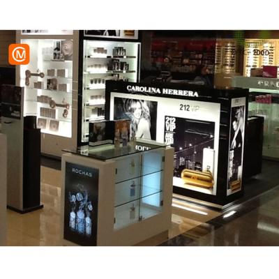 China Luxury Luxury Wooden Retail Store Shoping Mall Kiosk Custom Cosmetic for sale