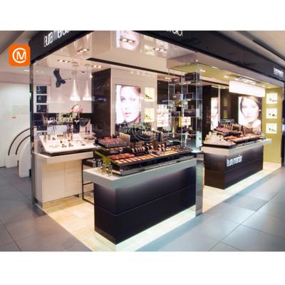 China Luxury High End Wooden Professional Custom Cosmetics Beauty Shop Furniture Display for sale