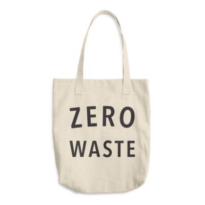 China Shopping Bag Eco Material Zero Waste Cotton Shopping Tote Bag for sale