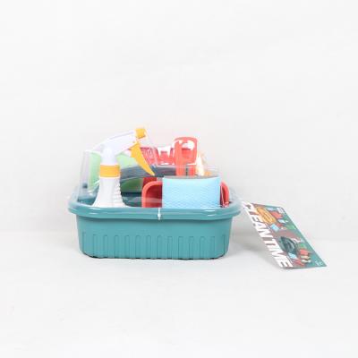 China Plastic pretend play cleaning set toy, promote motor skills and dust! Field ! Broom ! - Dark green color for sale