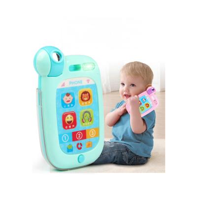 China Mobile phone baby simulation touch screen music mobile phone crying smart toy 7.50*12.50*0.00cm for sale