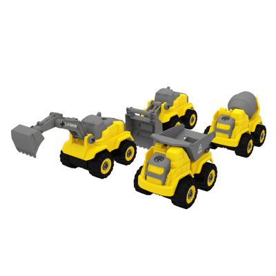 China Disassemble Slide Truck Toy , DIY Assembly Construction Truck With Drill 18.50*10.00*13.00cm for sale