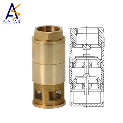 China Check Valve 1/6 Check Valve 1/2 Inch Brass Suction Valve Fuel Dispenser for sale