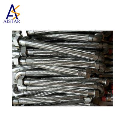 China Fuel Dispenser Fuel Hose Assembly Flexible Metal Rubber Fuel Hose for sale