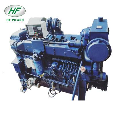 China CCS Certificate WD12 Series 300hp 327hp 350hp 375hp 400hp Weichai Marine Diesel Engine WD12 zu verkaufen