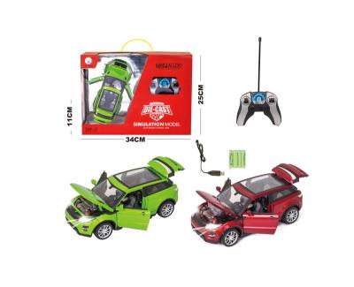 China Kids Car Toy RC Car 1/24 Scale Vehicle Diecast Car With Open Doors For Boys Girls for sale