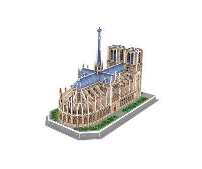 China 100% Eco-friendly Made in Notre-Dame de Paris Custom Paper Crafts 3D Puzzle 3D Paper Model from China for sale