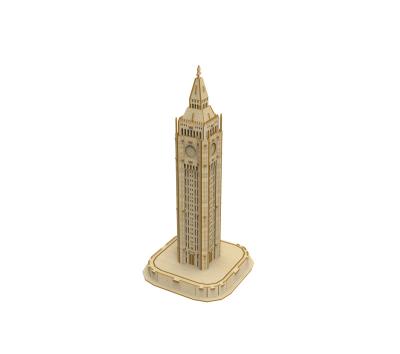 China 100% Eco-friendly Big Ben 3D Jigsaw Puzzle 3d Wooden Puzzles For Kids for sale