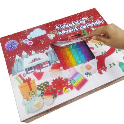 China Fuuny Busy Person Sensory Toys Set, 24 PCS, Relieves Stress, Christmas Advent Calendar Gift for sale