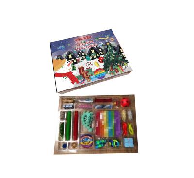 China Fuuny Advent Calendar Christmas 24 PCS, Relieve Stress, Busy Person Toy Set for Kids and Adults for sale