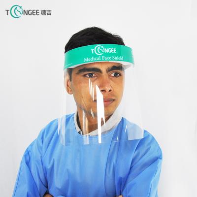 China Tongee Cheap Price Anti Fog Acrylic PET Full Face Dental Protective Clear Medical Shield For Hospital for sale