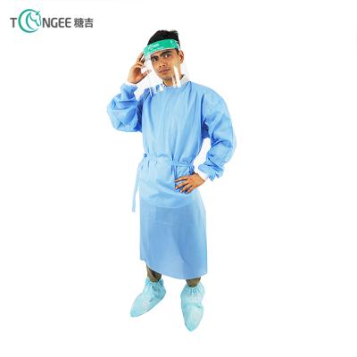 China Cheap Price Personal Protective Wear Disposable Isolation Gowns For Hospitals for sale