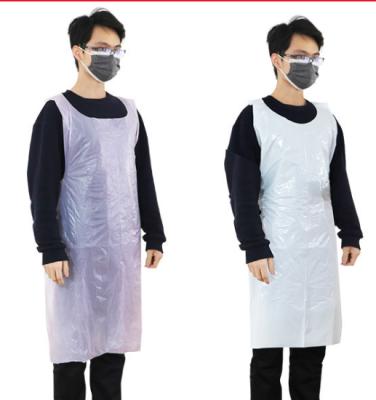 China Customs Certification Supplier PEVA Medical Isolation Gown Isolation Apron 50*42*50cm for sale